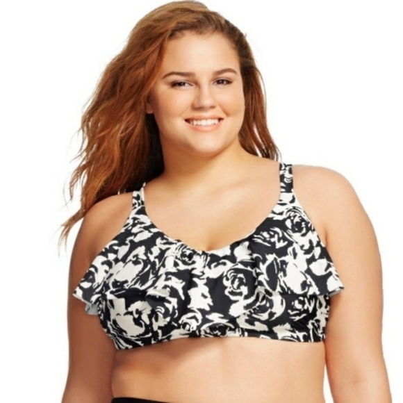 Ava & Viv Ruffled Bikini Top - Picture 1 of 6